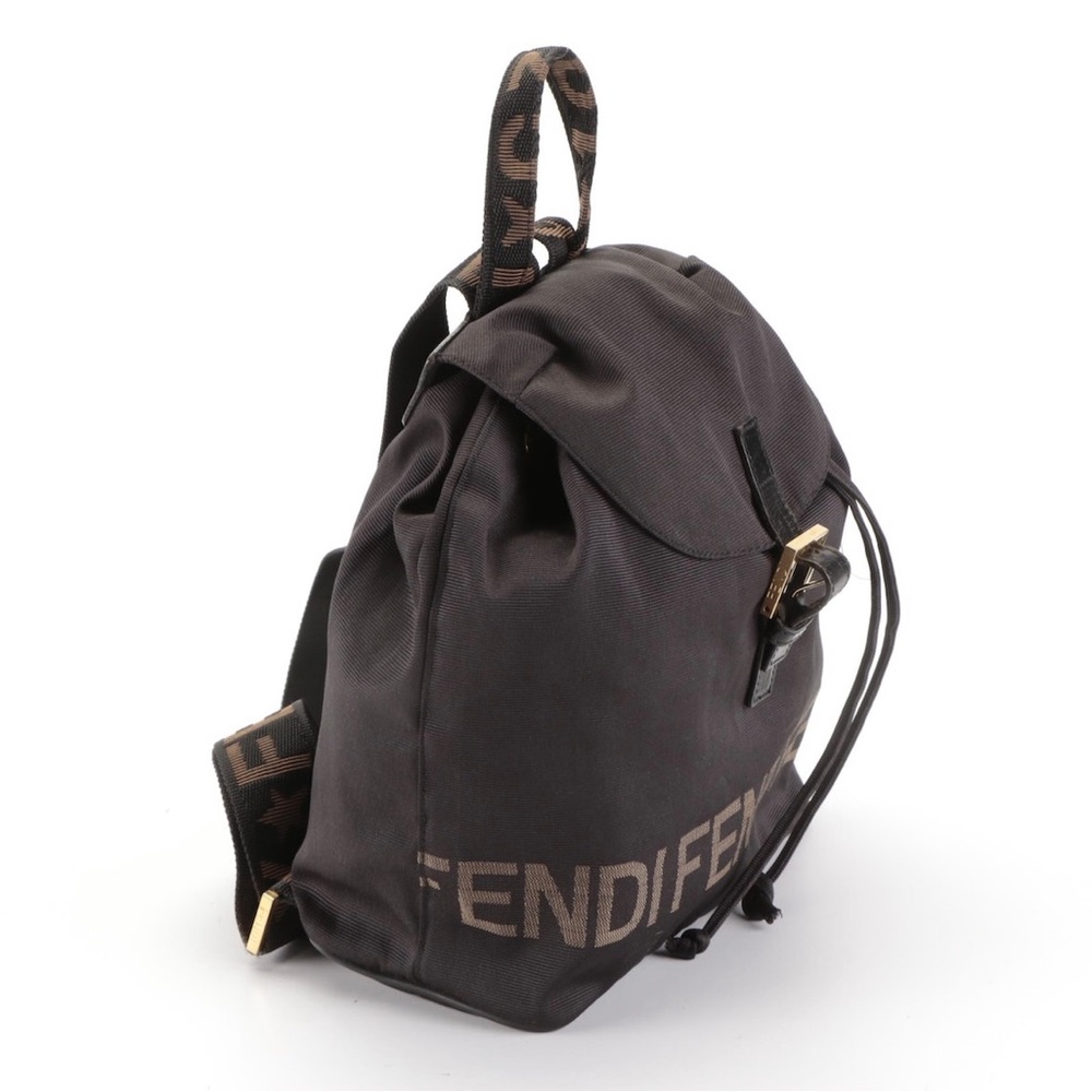 Fendi Drawstring Nylon Backpack - image 3